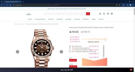 rolex discounts scam